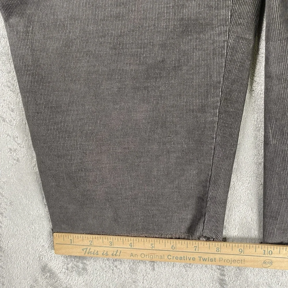Aerie Overalls Womens Sz XL Grey Corduroy Adjustable Raw Hem Patch Pockets NWT